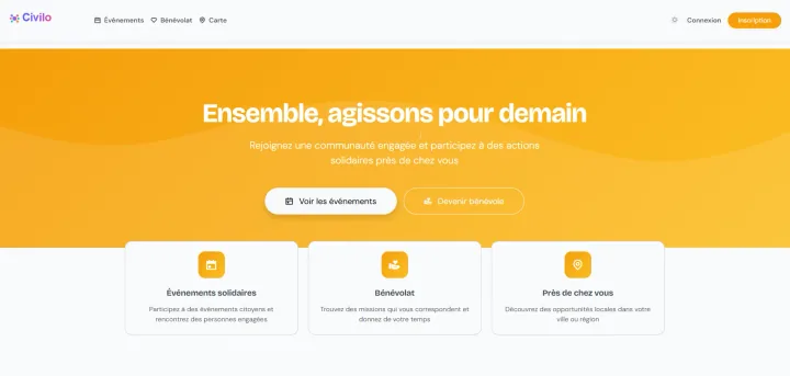 Civilo.fr — page d'accueil