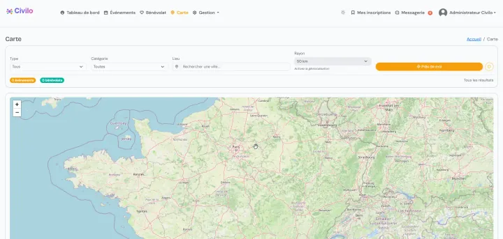Civilo.fr — vue secondaire